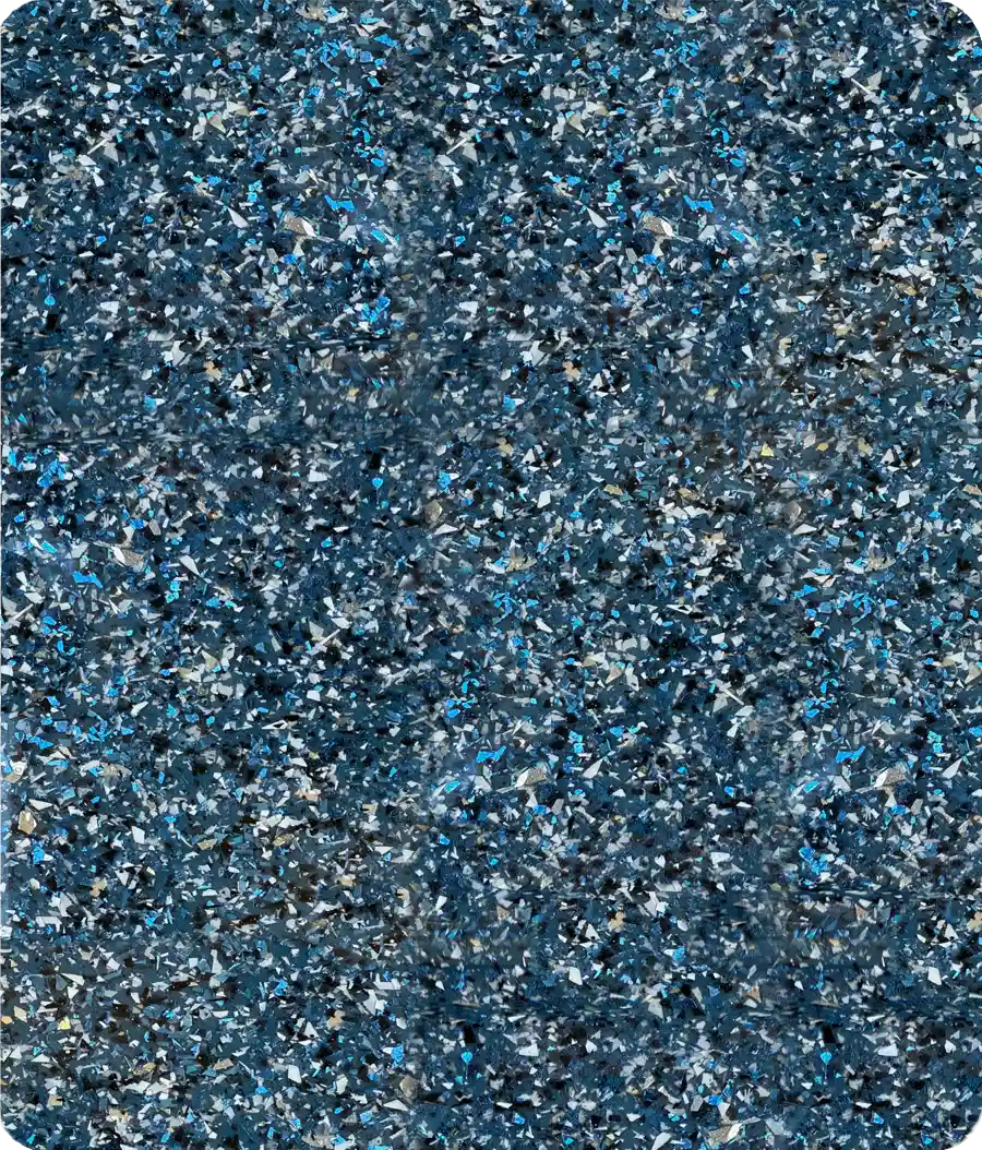 Acabado Granitada Deep Blue Platinum